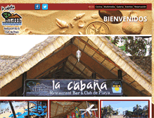 Tablet Screenshot of lacabanadecaleta.com